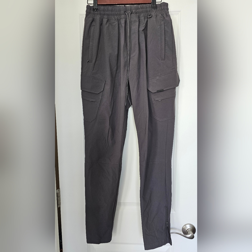 Represent Cargo Pants Gray Tactical Streetwear Dr… - image 1